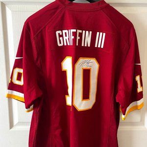 Washington Redskins Commanders Robert Griffin 3 RG3 Autographed Jersey